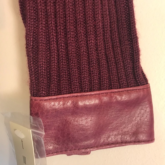 Vintage Twiggy Red Leather Sweater Jacket Small - Picture 5 of 9